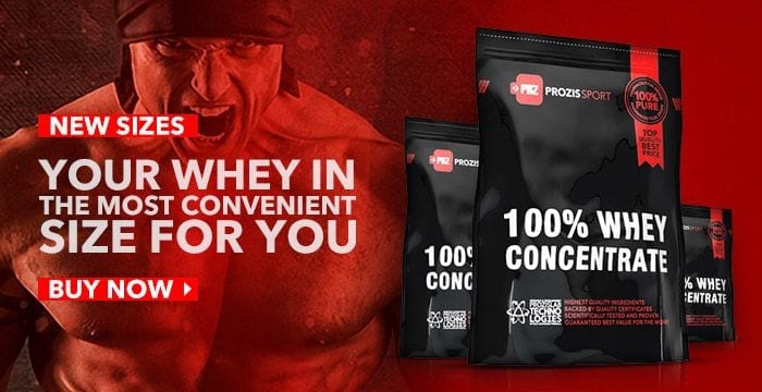 Prozis 100% Whey Concentrate - Recensione