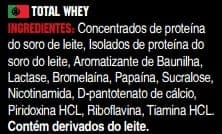 ingredientes total whey gold nutrition