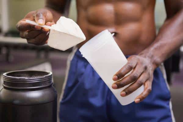 Proteinshake zum Muskelaufbau