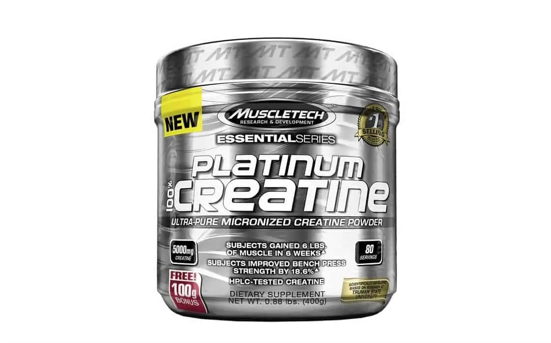 creatina muscletech platino 100%