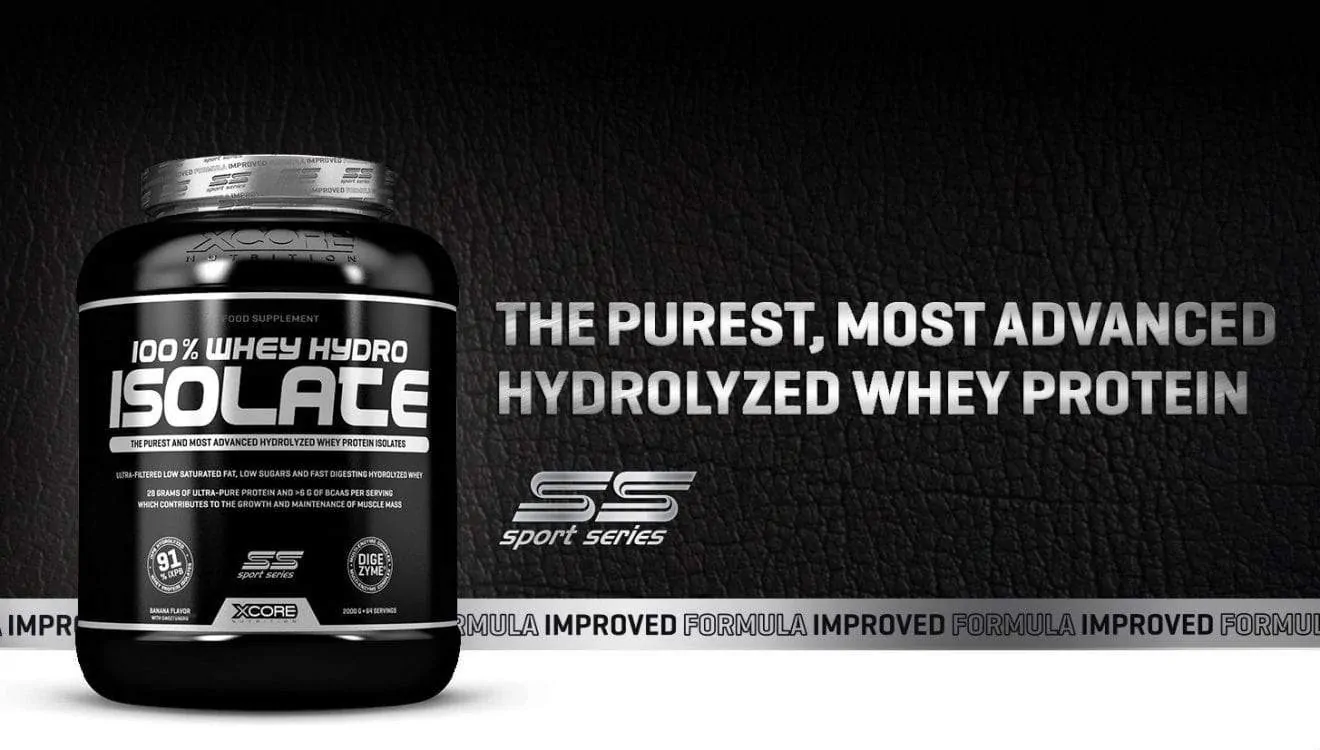 xcore 100% whey hydro isolate sport series
