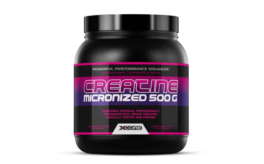 xcore creatine packaging