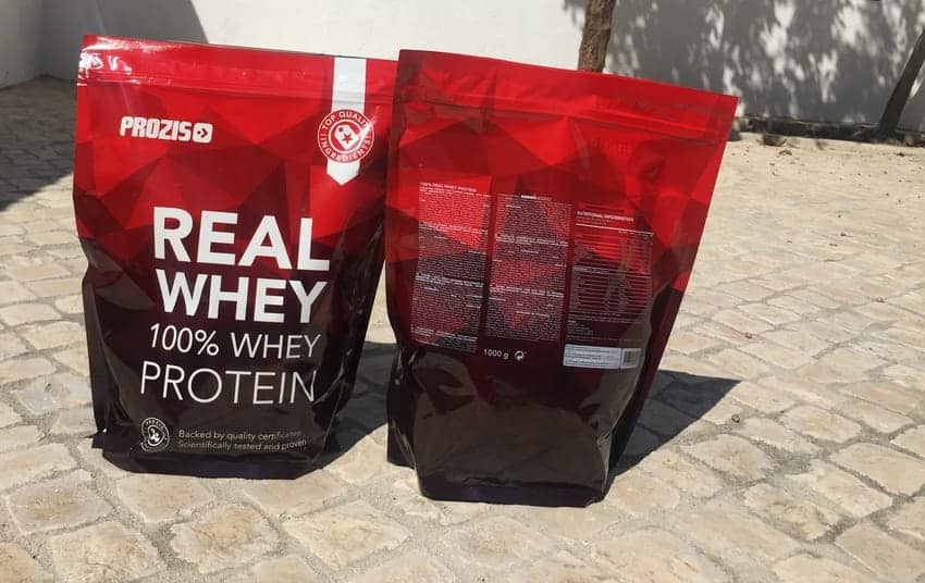 real whey prozis deporte