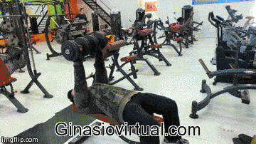 flat press with dumbbells