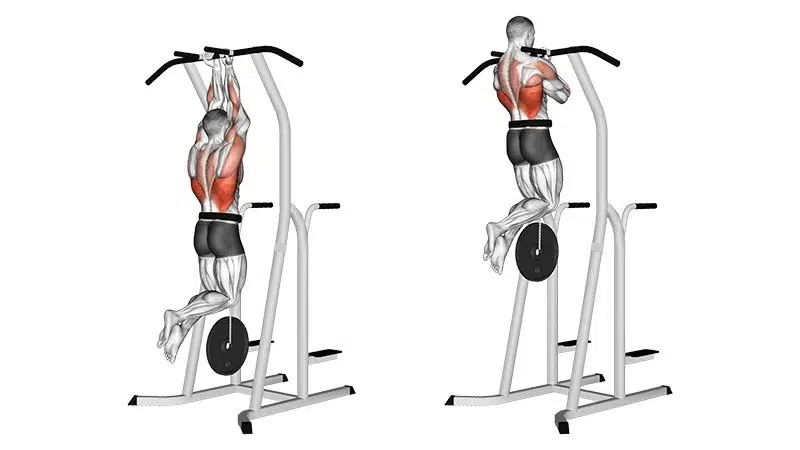 lifts with weight and short grip