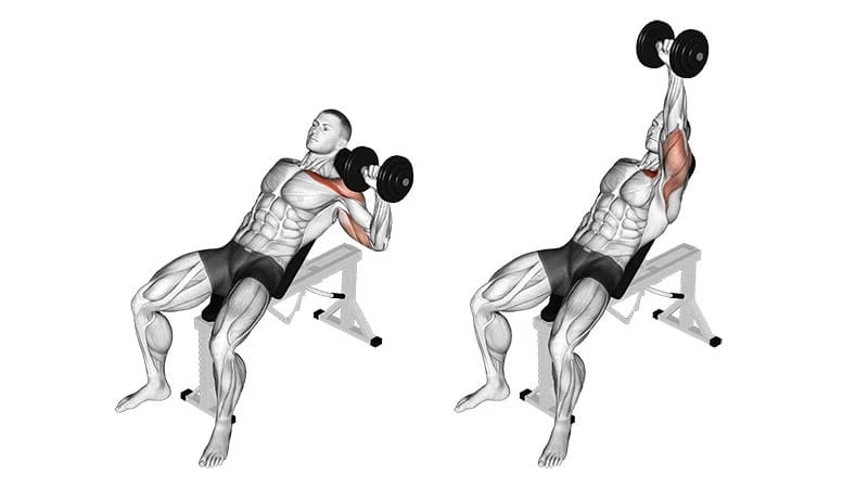 one-sided tilted chest press